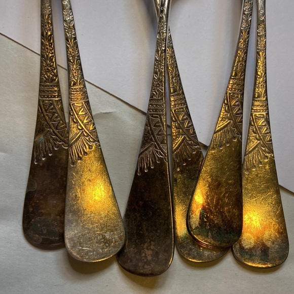 Pairpoint & rogers spoons 11 total - Picture 2 of 9